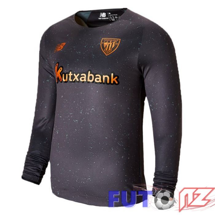 Camiseta Athletic Bilbao Portero Manga Larga Negro 21/22
