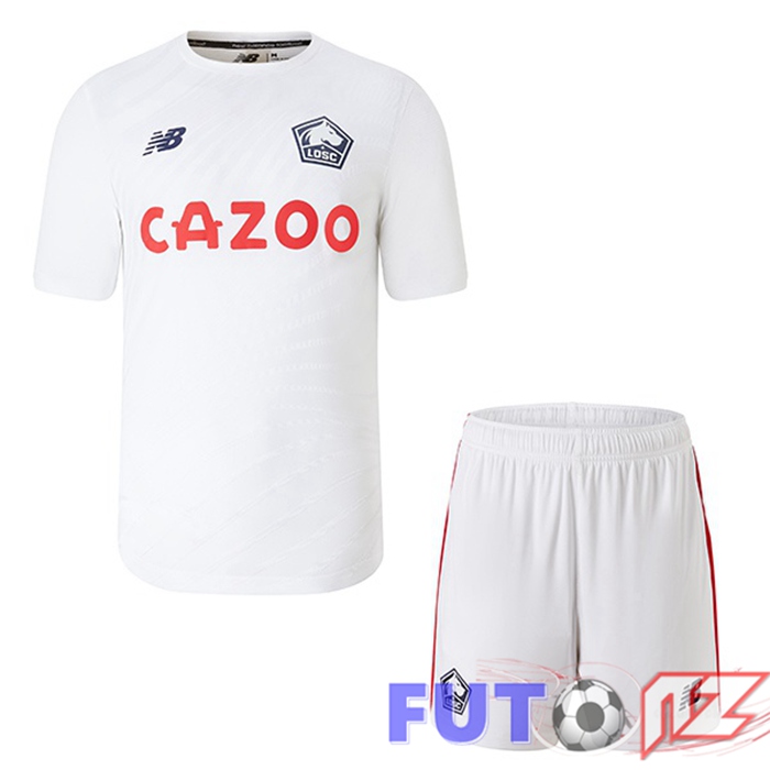 Camiseta Lille LOSC Ninos Segunda Blanco 22/23