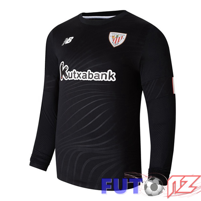 Camiseta Athletic Bilbao Portero Manga Larga Negro 2022/2023