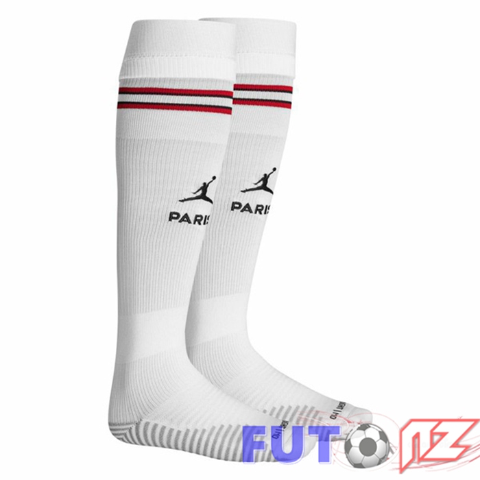 Calcetines De Futbol Jordan Paris PSG Cuatro Blanco 2021/2022