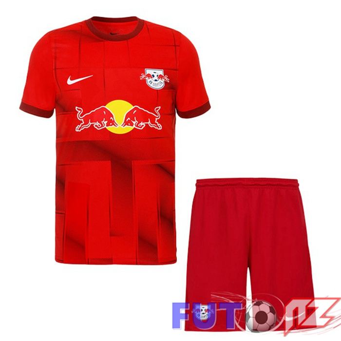 Camiseta RB Leipzig Ninos Segunda Rojo 2022/2023