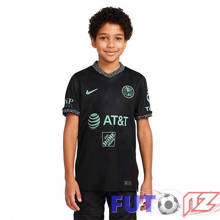 Camiseta Club America Ninos Tercera Negro 22/23