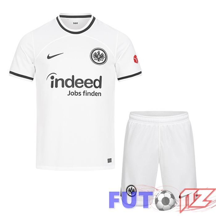 Camiseta Eintracht Frankfurt Ninos Primera Blanco 22/23