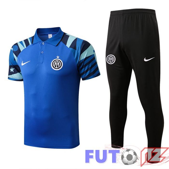 Camiseta Polo Inter Milan + Pantalones Azul 2022/2023