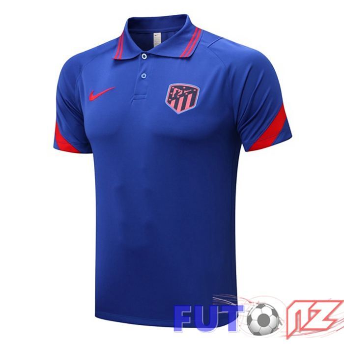 Camiseta Polo Atletico Madrid Azul 2022/2023