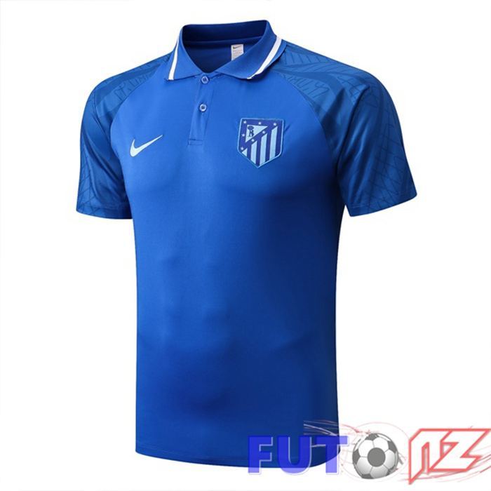 Camiseta Polo Atletico Madrid Azul 2022/2023