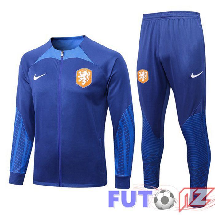 Chandal Futbol - Chaqueta Países Bajos Azul 22/23