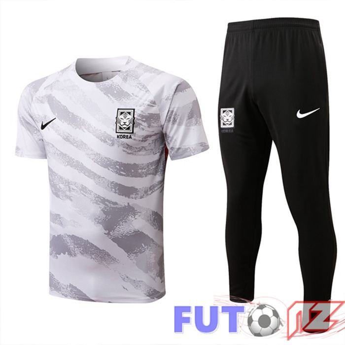 Camiseta Entrenamiento Corea + Pantalones Blanco 22/23