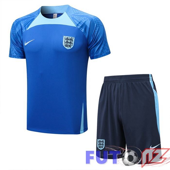Camiseta Entrenamiento Inglaterra + Cortos Azul 2022/2023