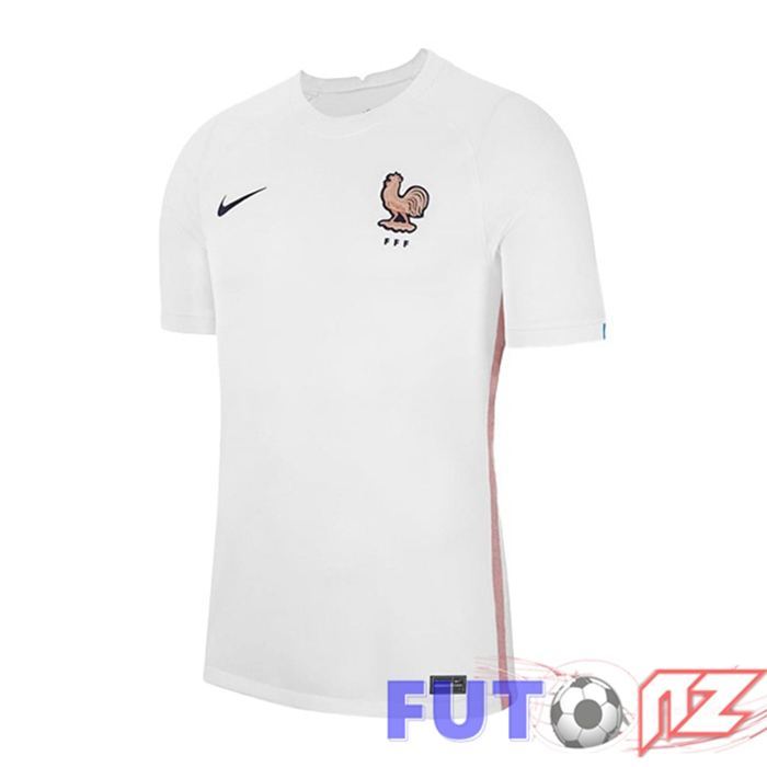 Camiseta Nacional Francia Mujer Segunda Blanco Eurocopa Femenina 2022