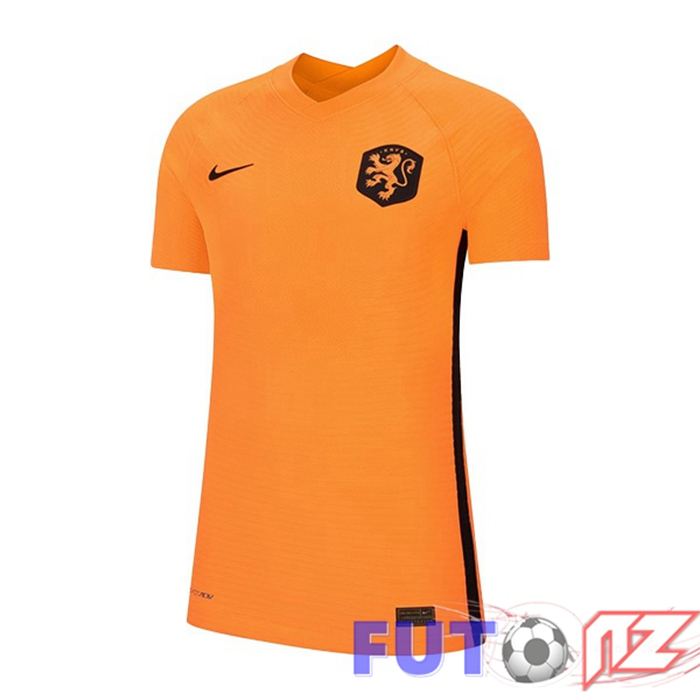 Camiseta Nacional Países Bajos Mujer Primera Amarillo Eurocopa Femenina 2022