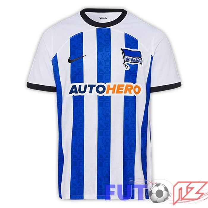 Camiseta Hertha BSC Primera Azul Blanco 22/23