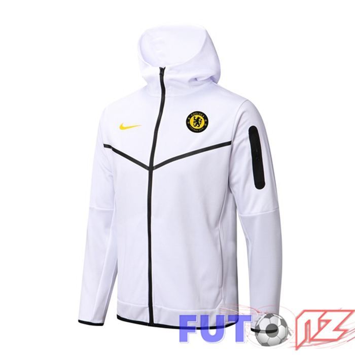 Chaqueta Con Capucha FC Chelsea Blanco 2022/2023
