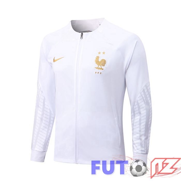 Chaquetas Futbol Francia Blanco 22/23