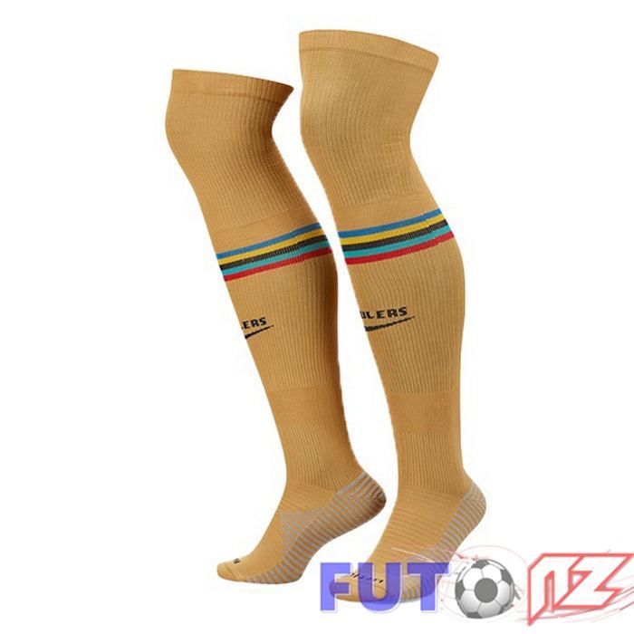 Calcetines De Futbol FC Barcelona Segunda Amarillo 22/23