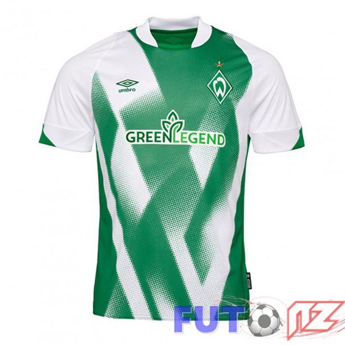 Camiseta SV Werder Bremen Primera Verde Blanco 22/23