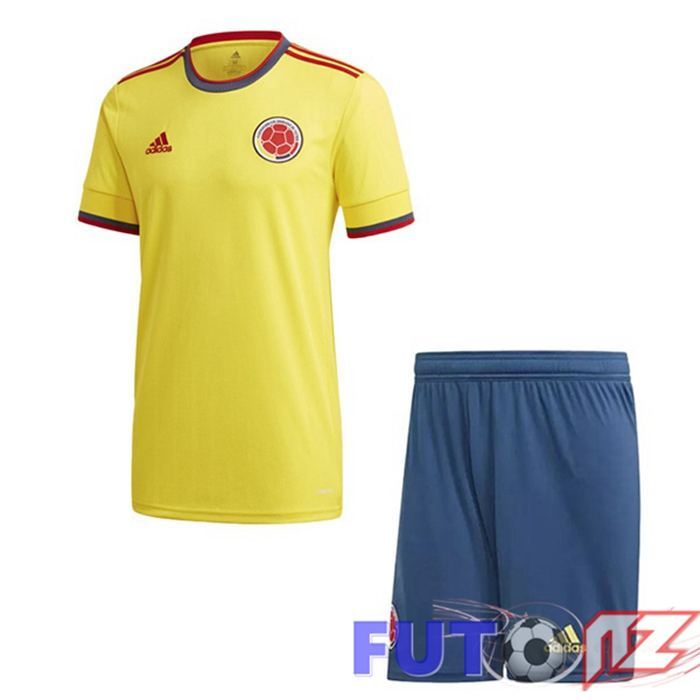 Camiseta Nacional Colombia Ninos Primera 2020/2021
