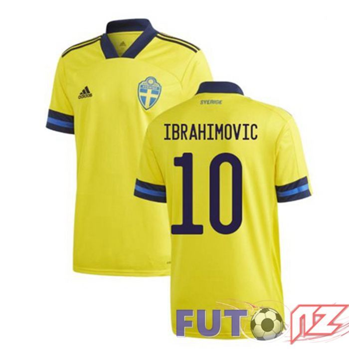 Camiseta Nacional Suecia (IBRAHIMOVIC 10) Primera 2020/2021