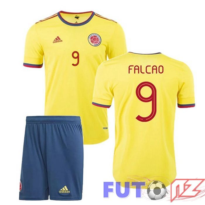 Camiseta Nacional Colombia (FALCAO 9) Ninos Primera 2020/2021