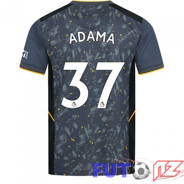 Camiseta Wolves (ADAMA 37) Segunda Azul 2021/22