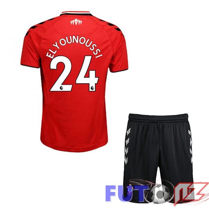 Camiseta Southampton FC (ELYOUNOUSSI 24) Ninos Primera Rojo/Blanco 2021/22