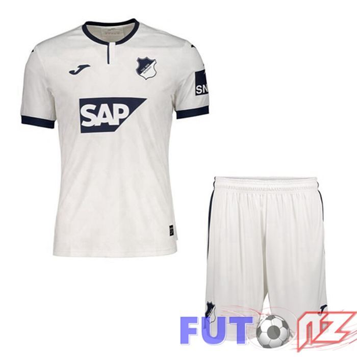 Camiseta TSG Hoffenheim Ninos Segunda Blanco 2021/22