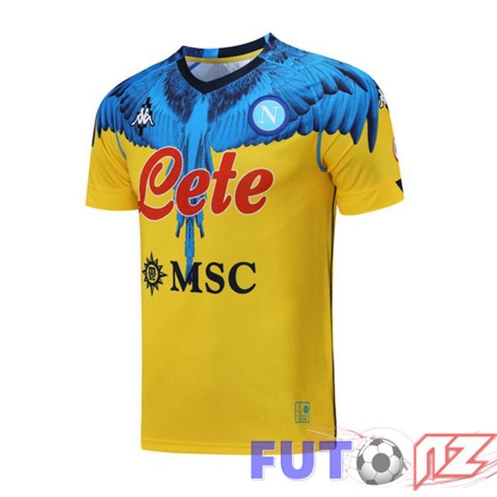 Camiseta Entrenamiento SSC Napoli Amarillo 2021/2022