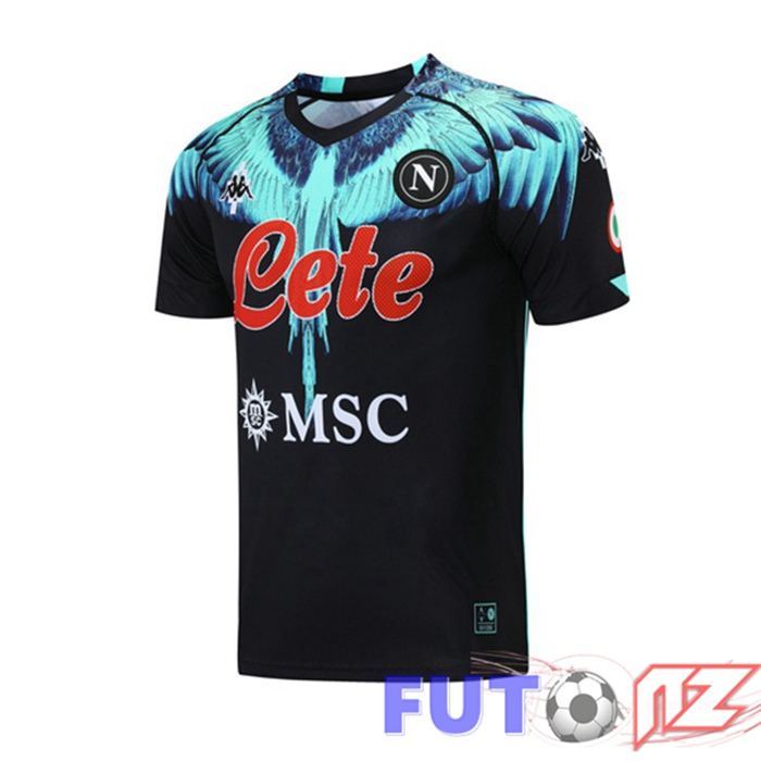 Camiseta Entrenamiento SSC Napoli Negro 2021/2022