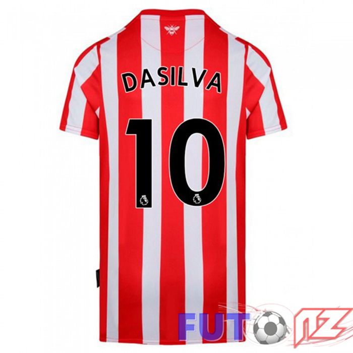 Camiseta Brentford FC (DASILVA 10) Primera Rojo/Blanco 2021/22