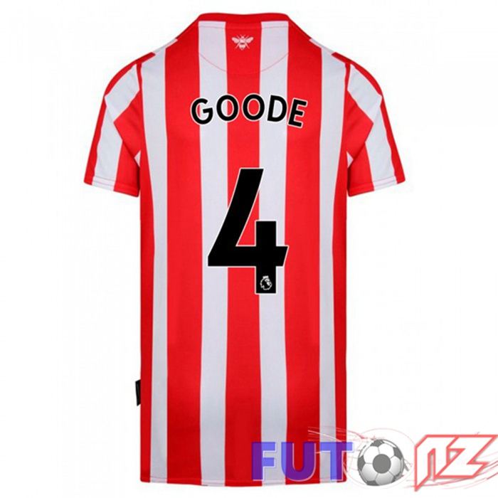 Camiseta Brentford FC (GOODE 4) Primera Rojo/Blanco 2021/22