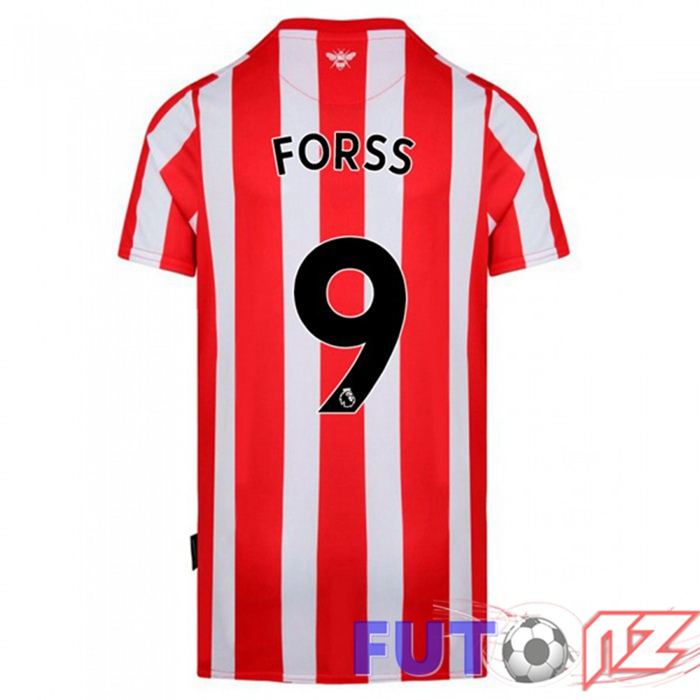 Camiseta Brentford FC (FORSS 9) Primera Rojo/Blanco 2021/22