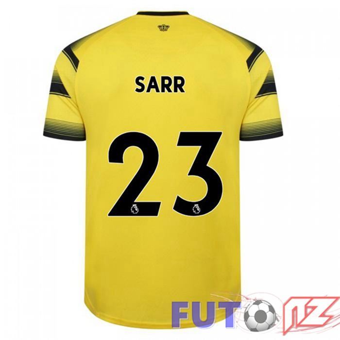 Camiseta Watford FC (SARR 23) Primera Amarillo/Negro 2021/22