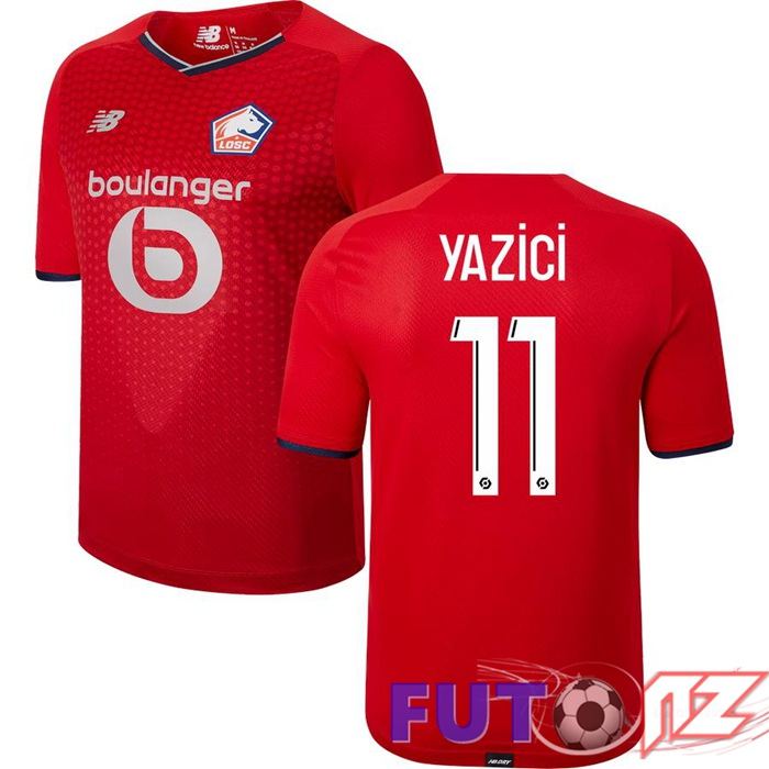 Camiseta Lille LOSC (YAZICI 11) Primera Rojo 2021/2022