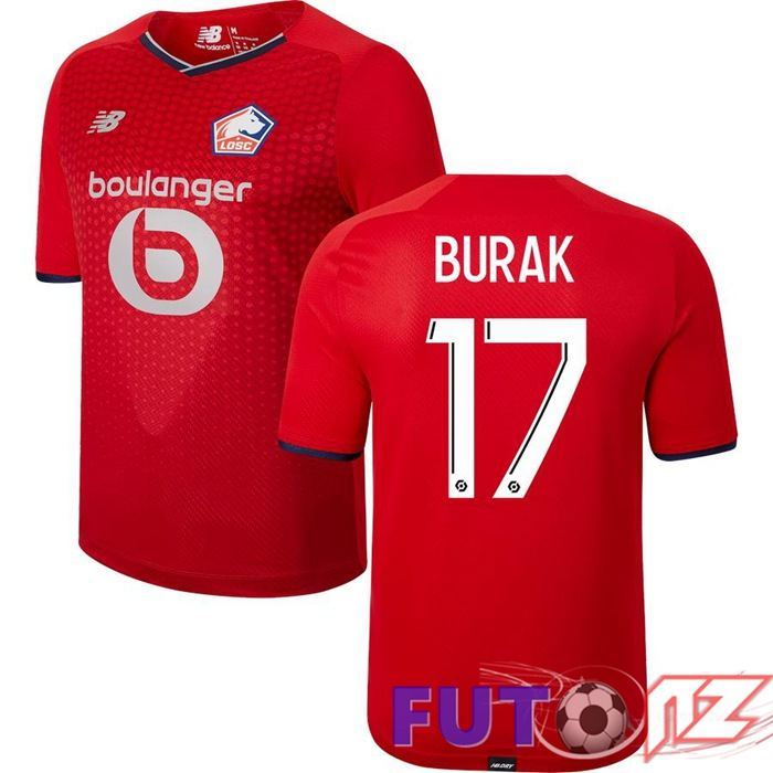Camiseta Lille LOSC (BURAK 17) Primera Rojo 2021/2022