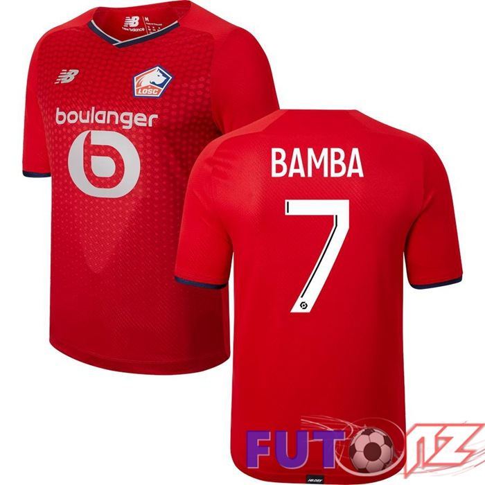 Camiseta Lille LOSC (BAMBA 7) Primera Rojo 2021/2022
