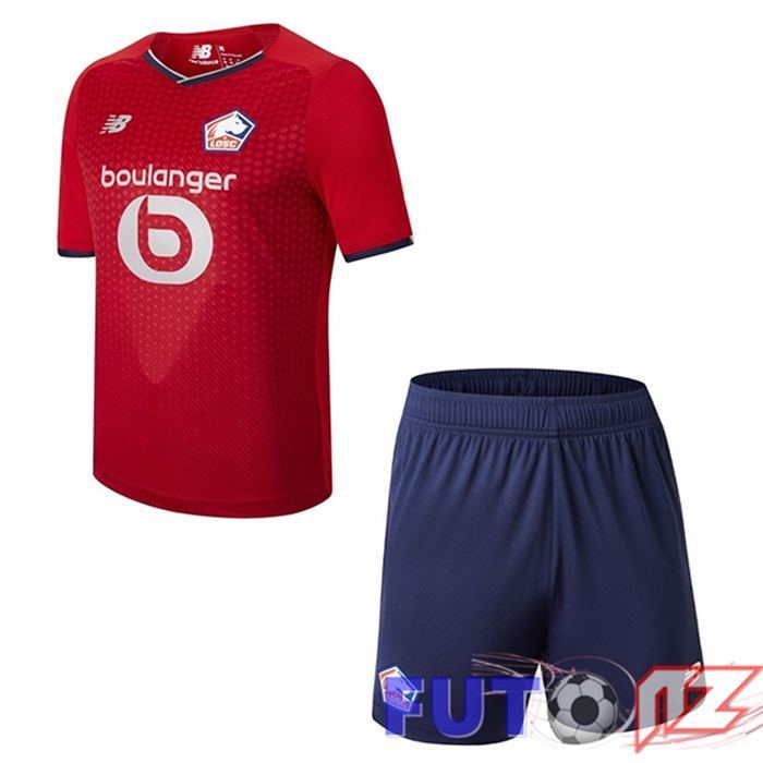 Camiseta Lille LOSC Ninos Primera Rojo 2021/2022
