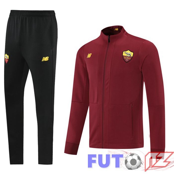 Chandal Futbol - Chaqueta AS Roma Rojo 2021/2022