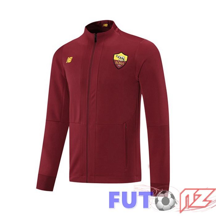 Chaquetas Futbol AS Roma Rojo 2021/2022 Chaquetas Futbol AS Roma Rojo 2021/2022
