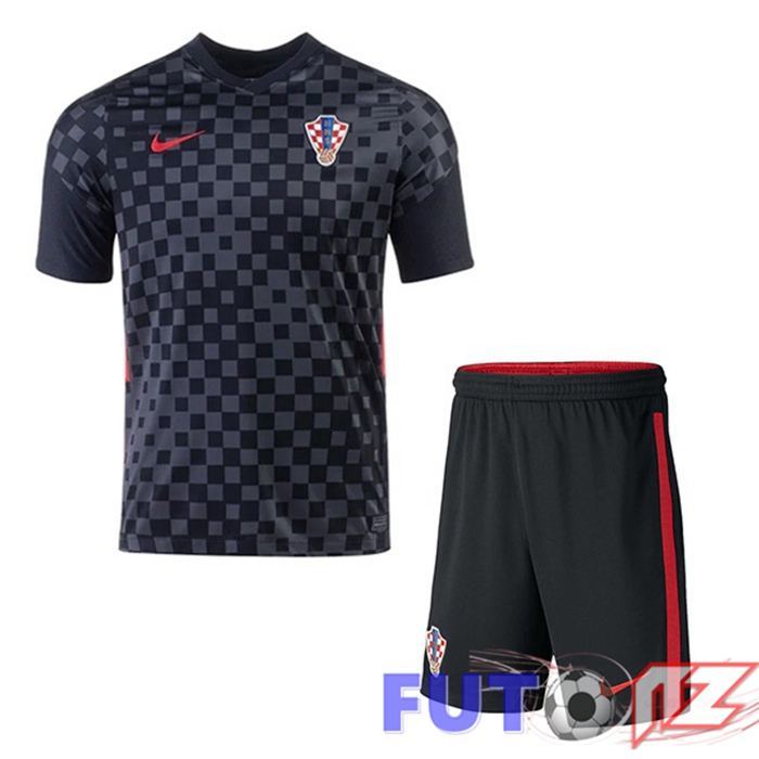Camiseta Nacional Croacia Ninos Segunda 2020/2021