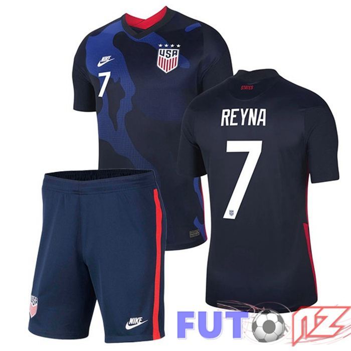 Camiseta Nacional Estados Unidos (REYNA 7) Ninos Segunda 2020/2021