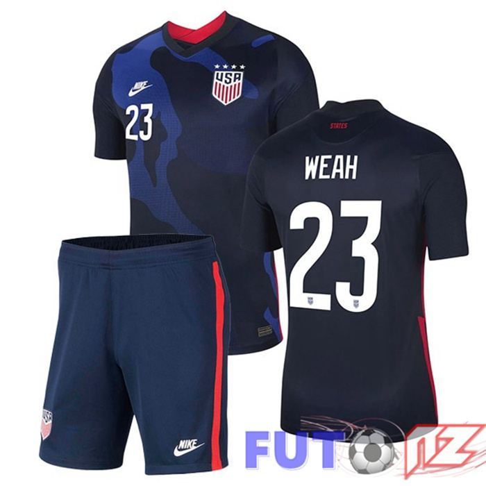 Camiseta Nacional Estados Unidos (WEAH 23) Ninos Segunda 2020/2021