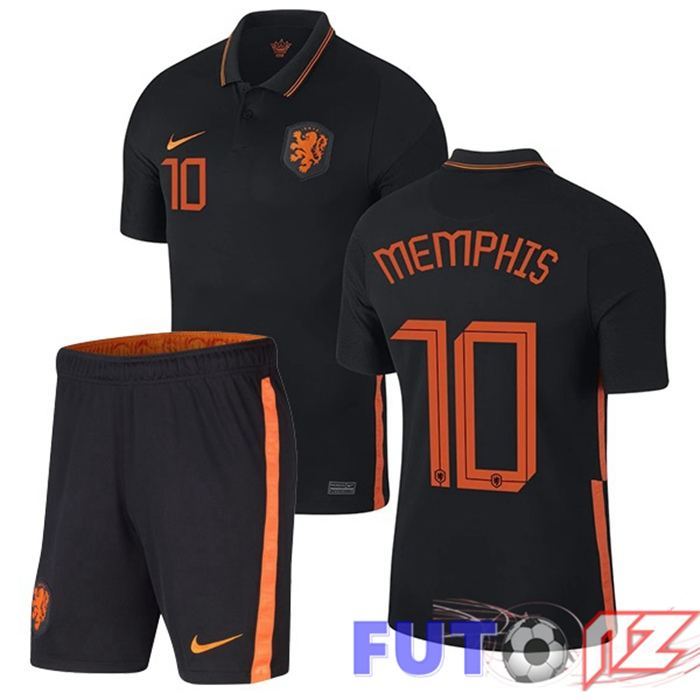 Camiseta Nacional Países Bajos (MEMPHIS 10) Ninos Segunda 2020/2021
