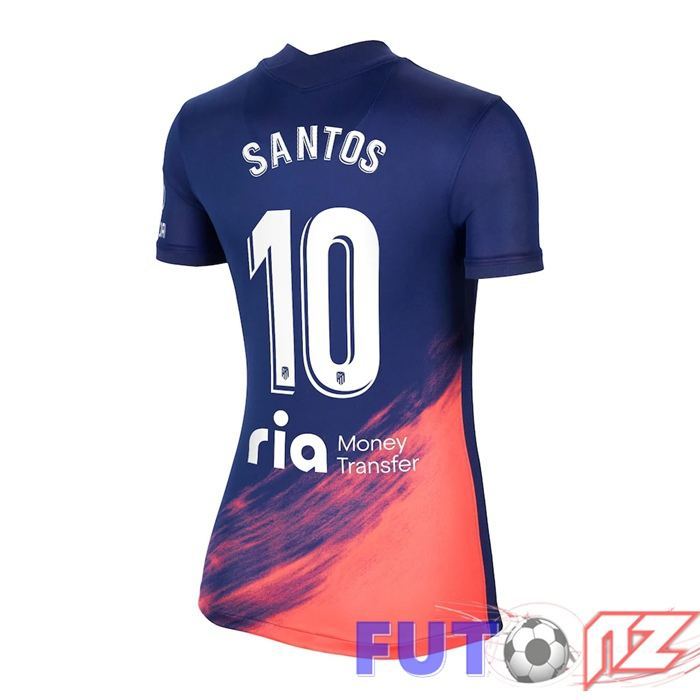 Camiseta Atletico Madrid (CORREA 10) Mujer Segunda Azul Marino 2021/2022