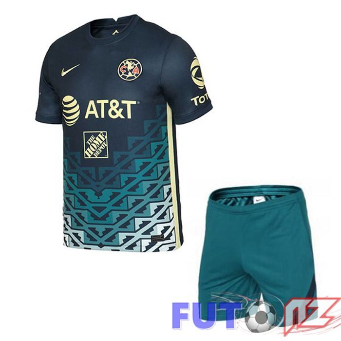 Camiseta Club America Ninos Segunda Verde 2021/22
