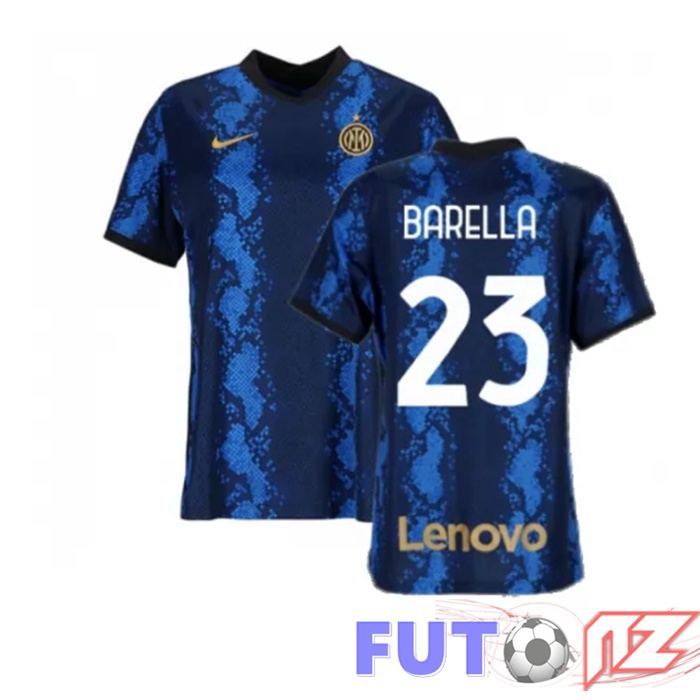 Camiseta Inter Milan（BARELLA 23）Mujer Primera Azul 2021/2022