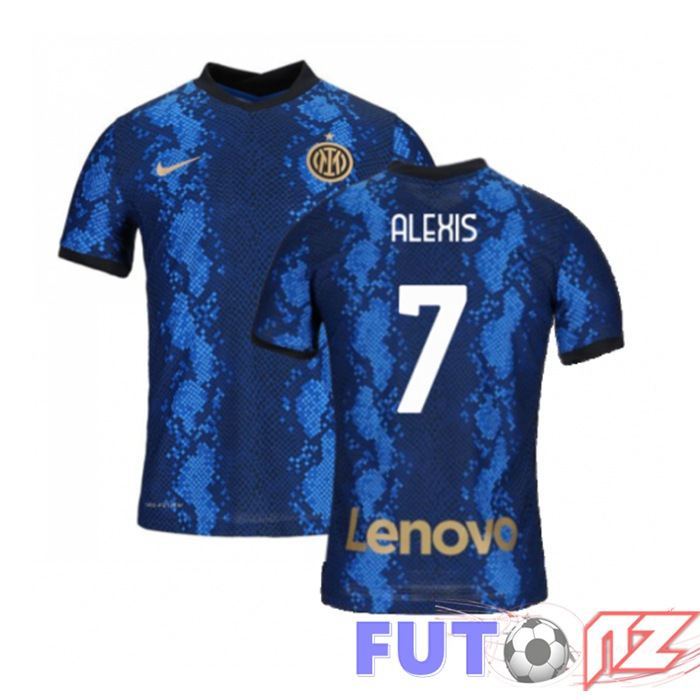 Camiseta Inter Milan（ALEXIS 7）Mujer Primera Azul 2021/2022