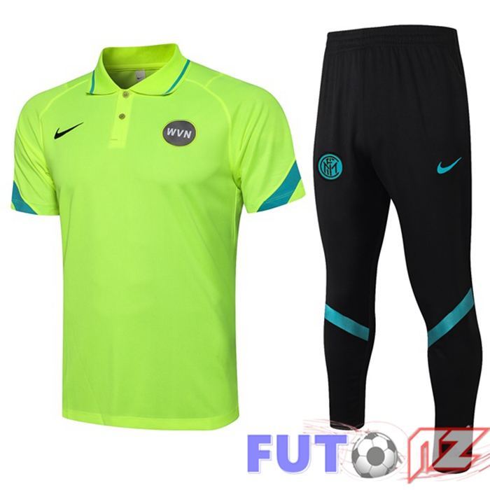 Camiseta Polo Inter Milan + Pantalones Verde 2021/2022