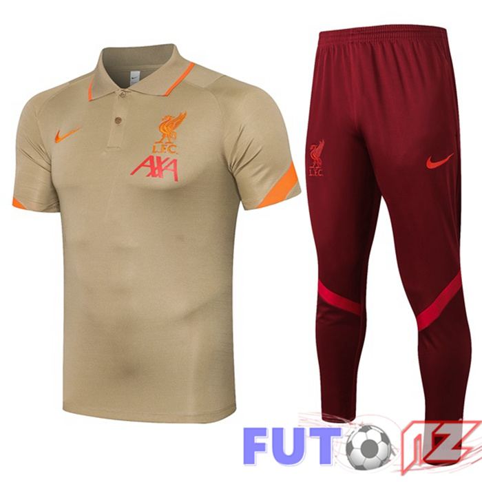 Camiseta Polo FC Liverpool + Pantalones Amarillo 2021/2022