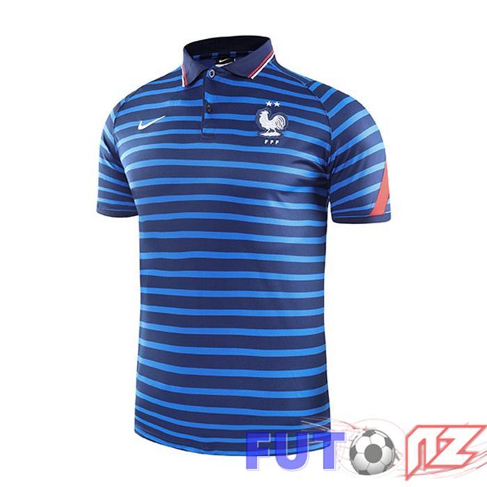 Camiseta Polo Francia Azul 2021/2022