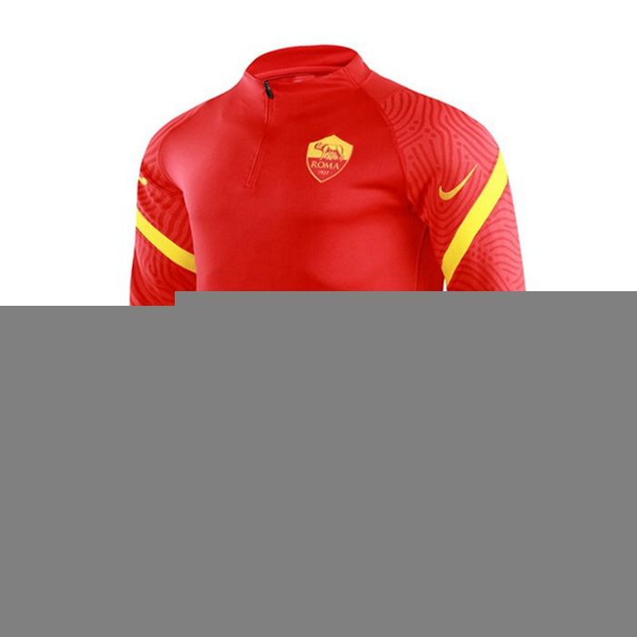 Sudadera De Entrenamiento AS Roma Rojo 2021/2022 Sudadera De Entrenamiento AS Roma Rojo 2021/2022